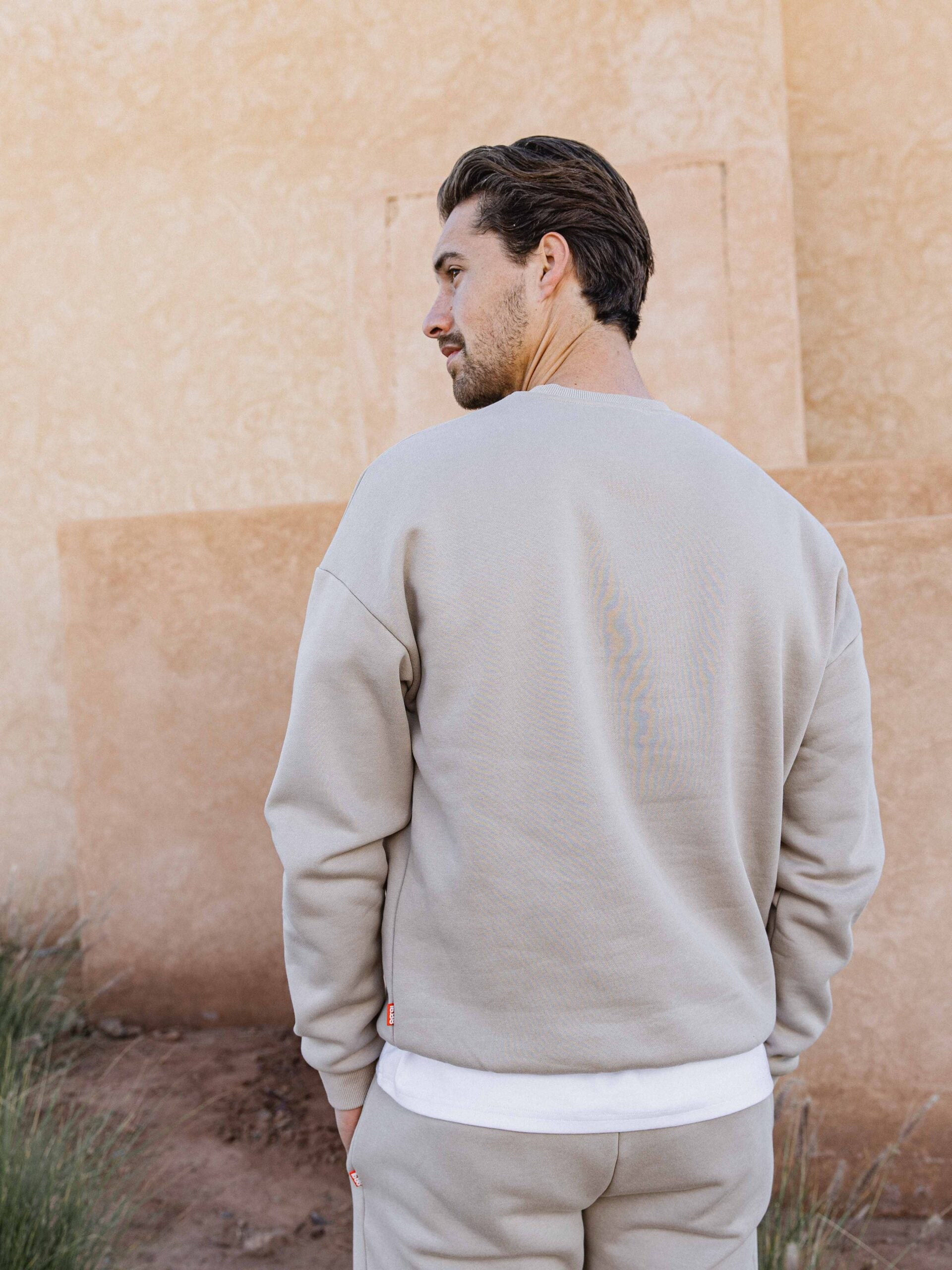 Beige Oversized Sweater
