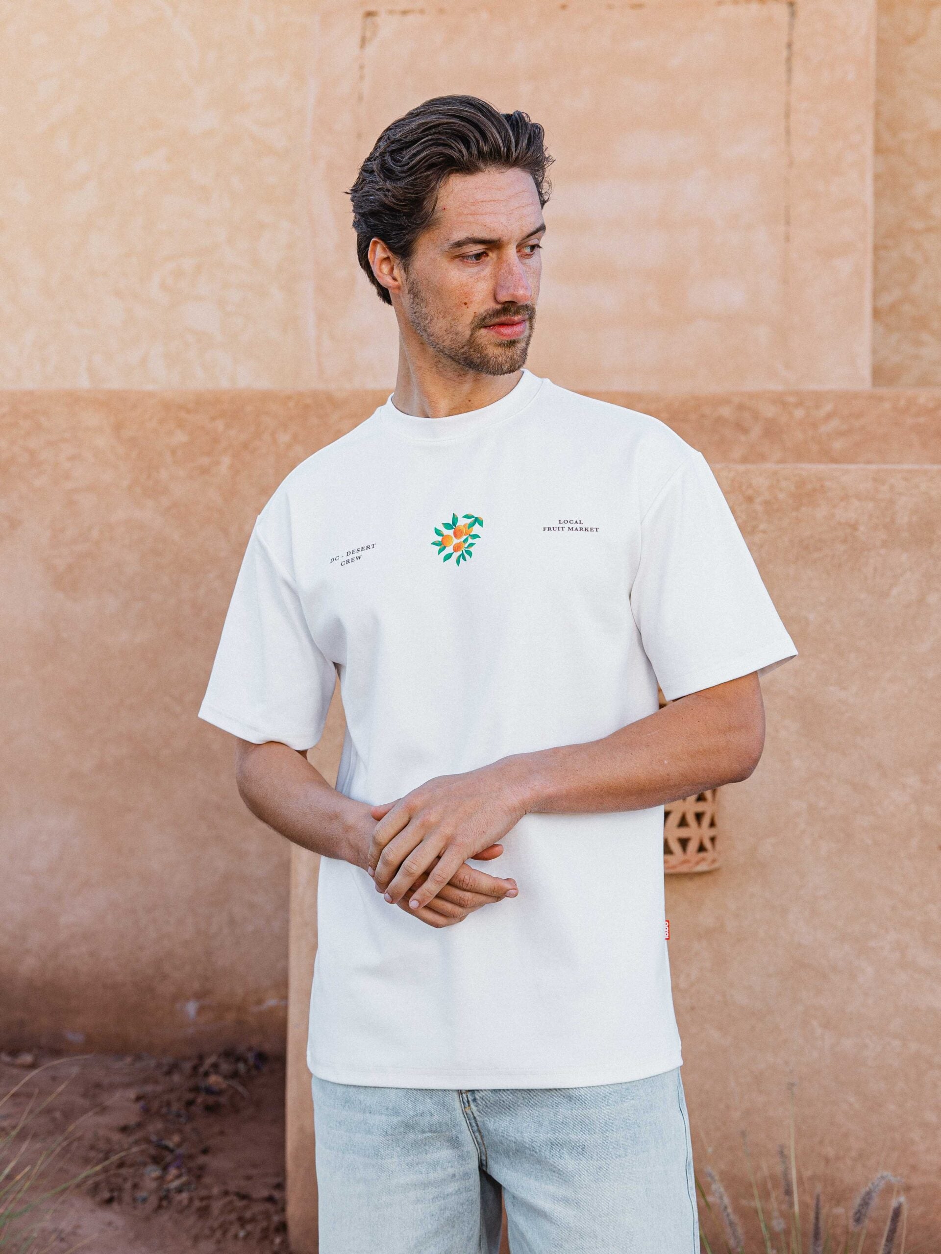 White Fruit Oversized T-shirt