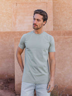 Olive Slimfit T-shirt Sample