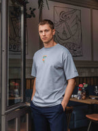 Light Blue Sante Oversized T-shirt