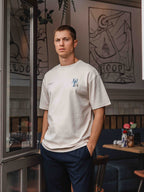 Creme Lobster Front Oversized T-shirt