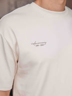 Creme Lobster Front Oversized T-shirt