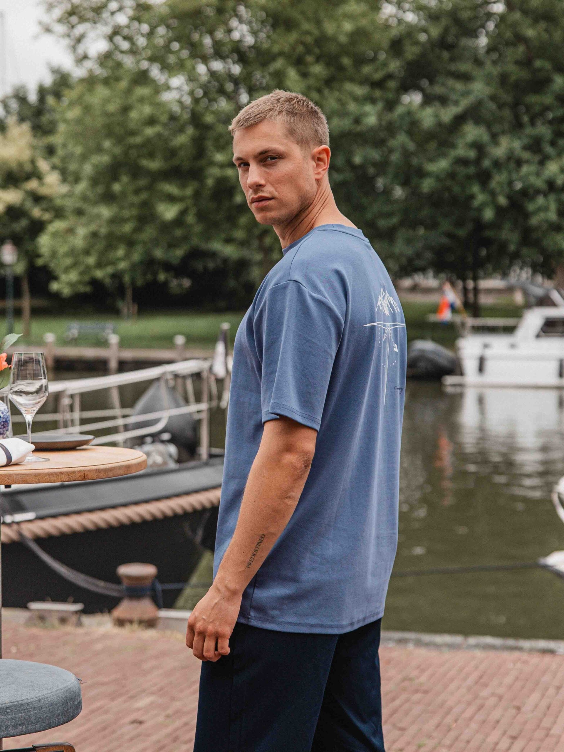Blue Compass Oversized T-shirt
