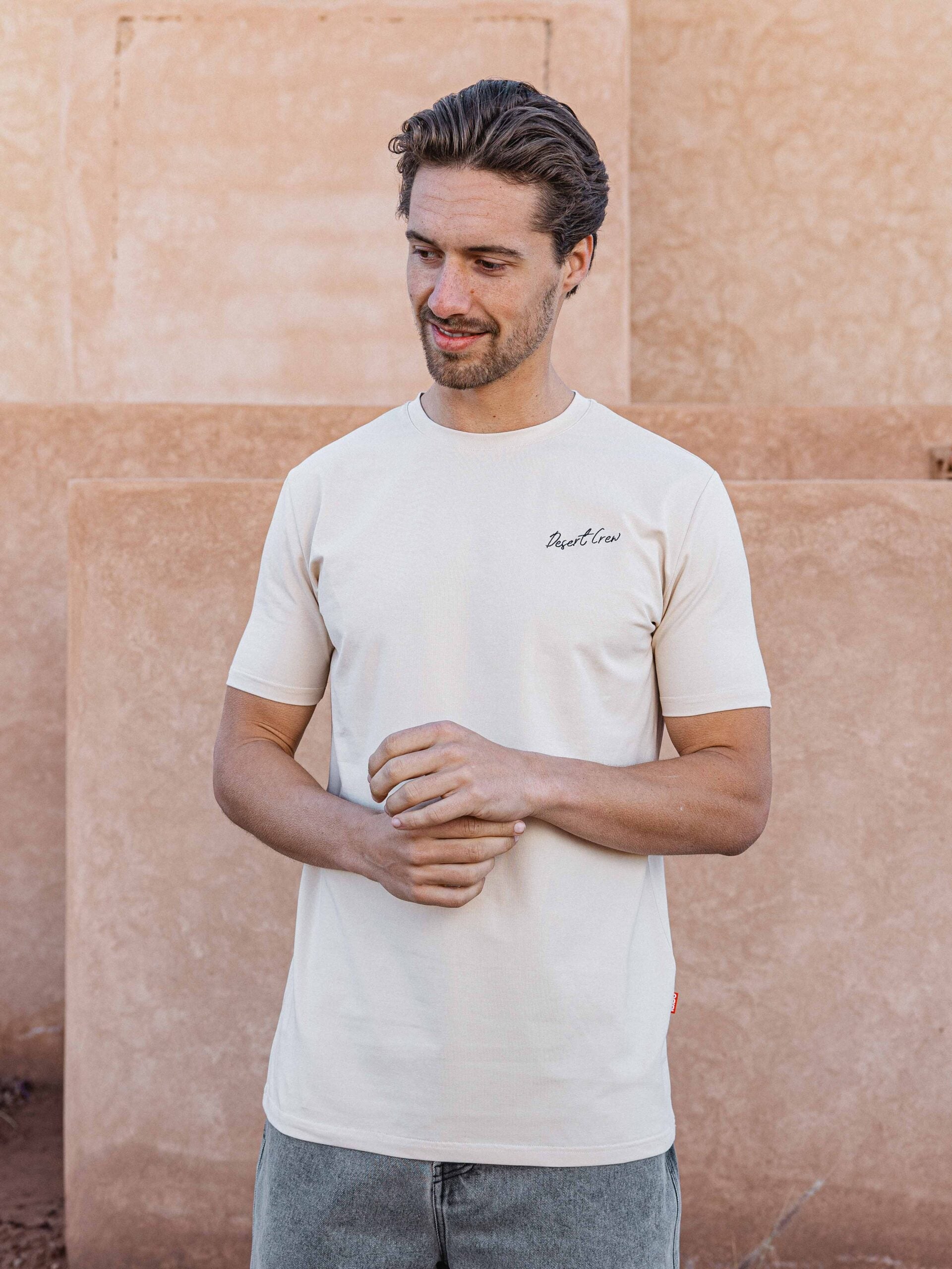 Beige Desert Slimft T-shirt
