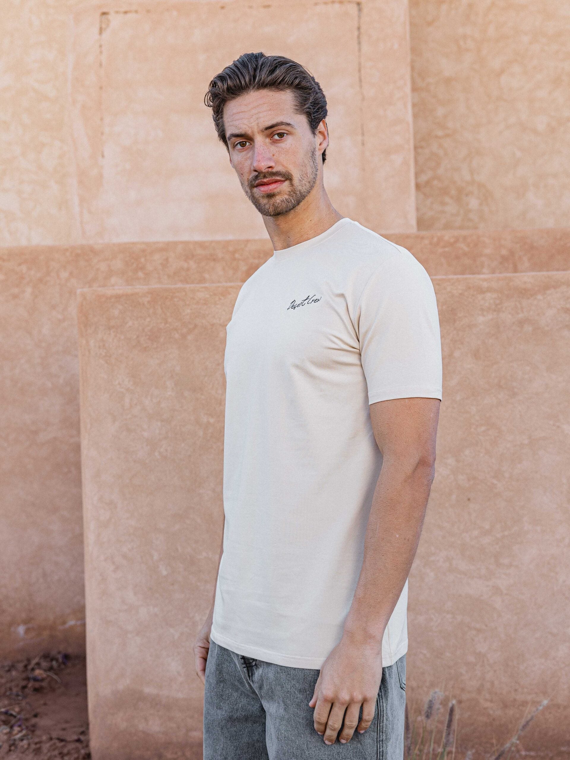 Beige Desert Slimft T-shirt