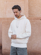 Boxy Hoodie in Creme