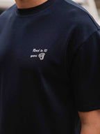 Navy Lobster Oversized T-shirt