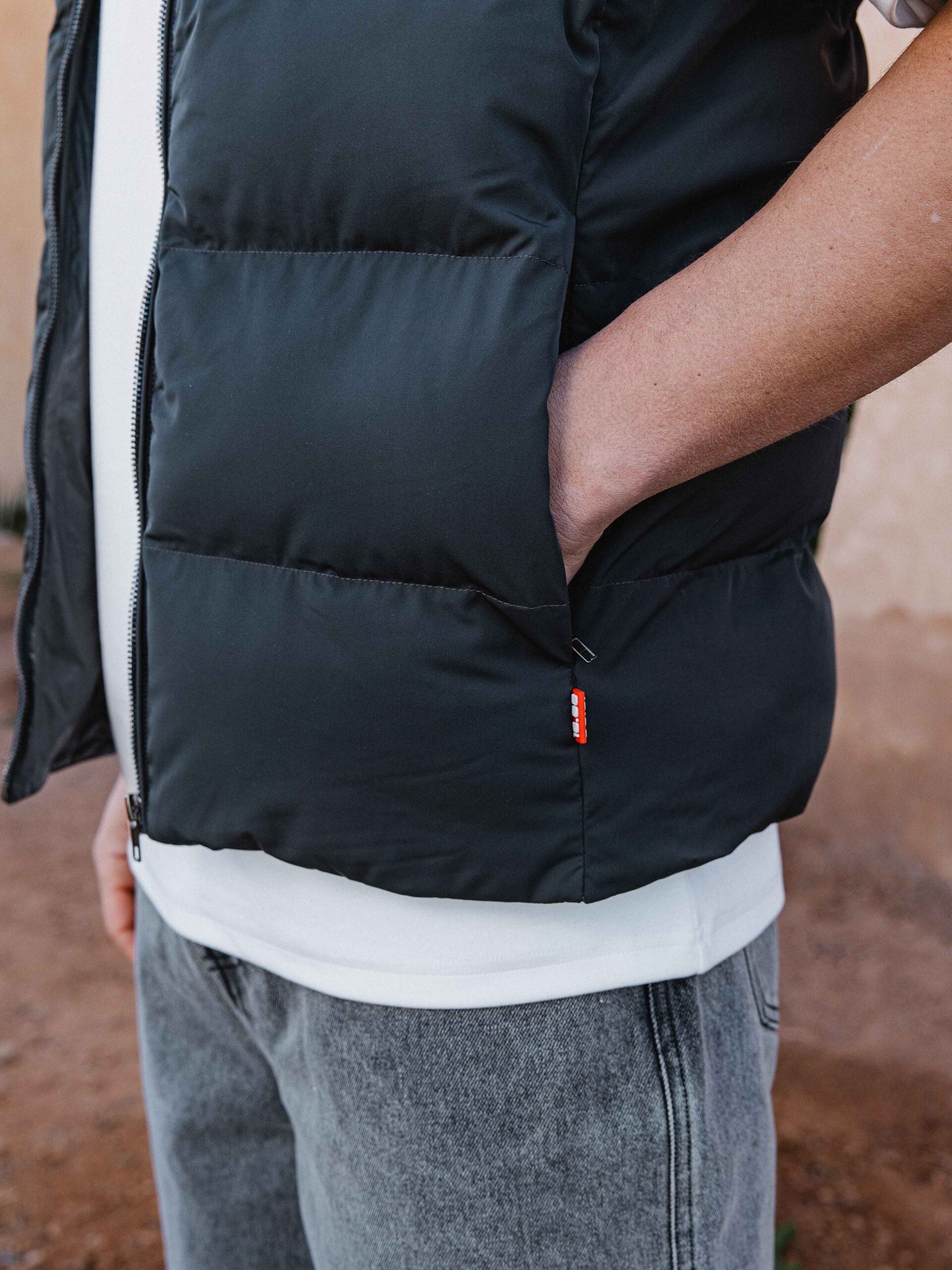 Off Black Spring Bodywarmer