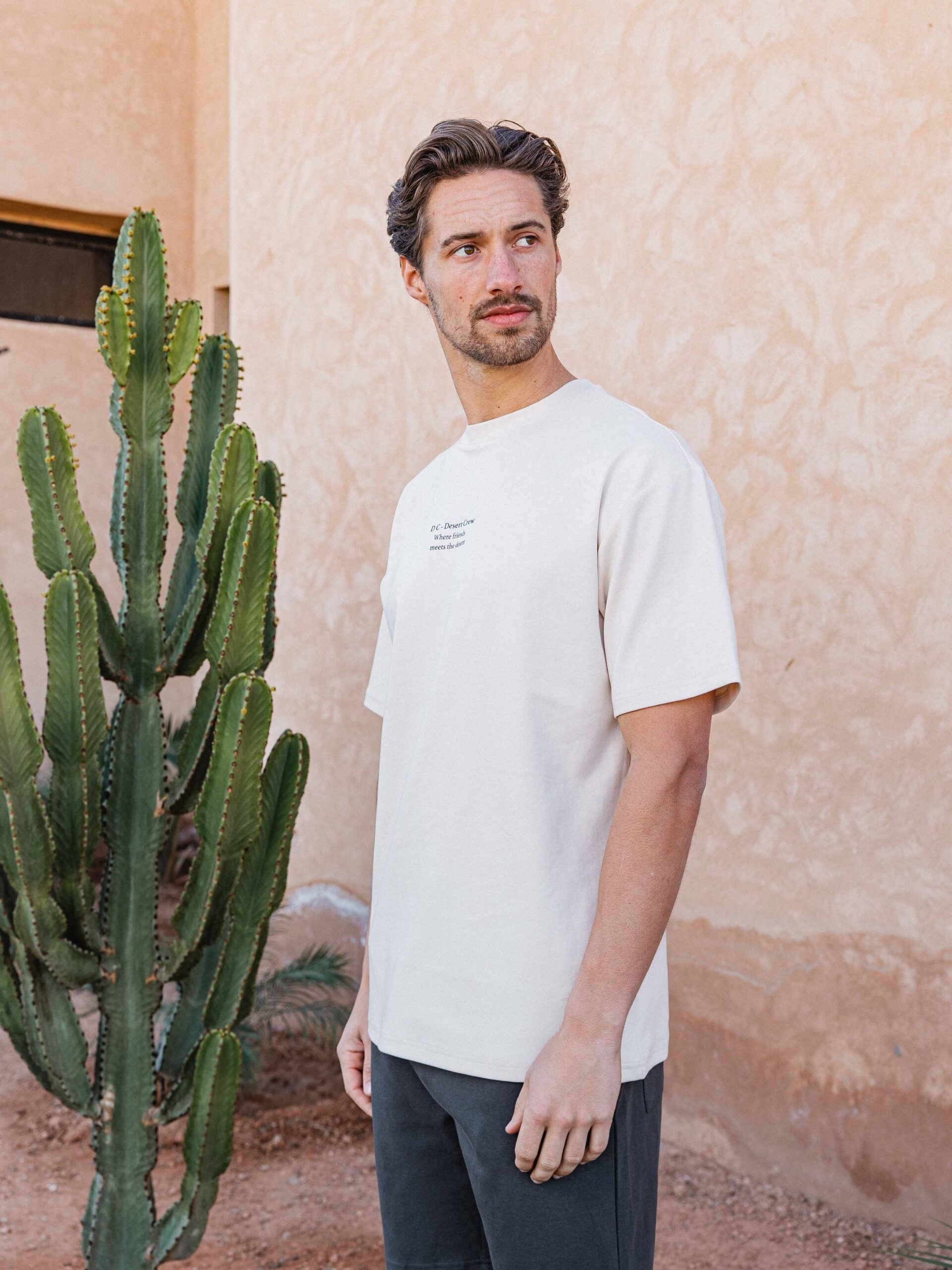 Beige DC Oversized T-shirt
