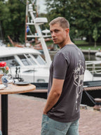 Dark Grey Global Slimfit T-shirt