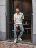 V Collar Oversized Polo