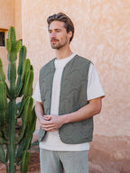 Green Stitch Bodywarmer