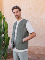 Green Stitch Bodywarmer