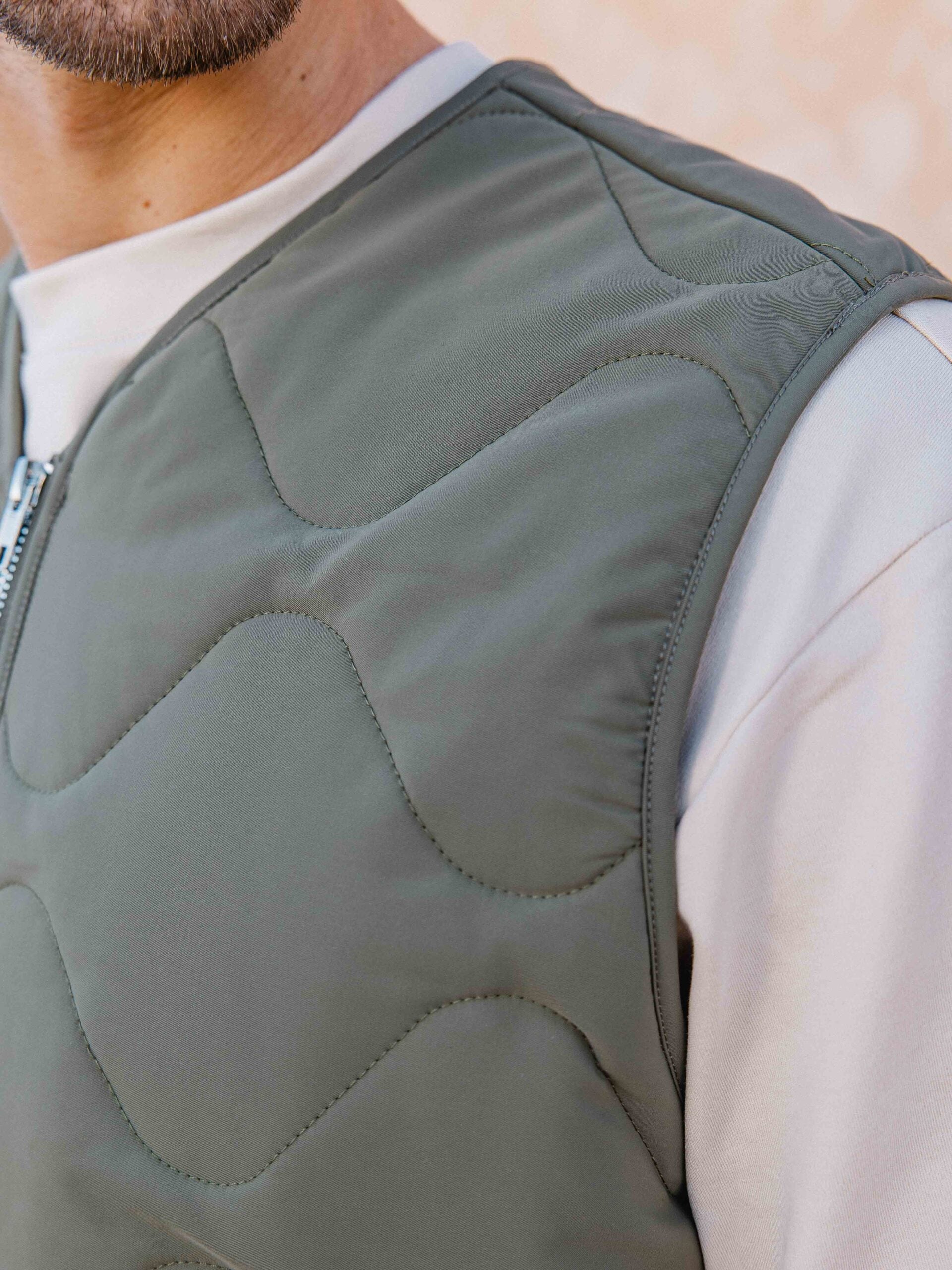 Green Stitch Bodywarmer