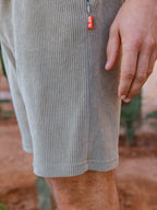 Green Corduroy Short