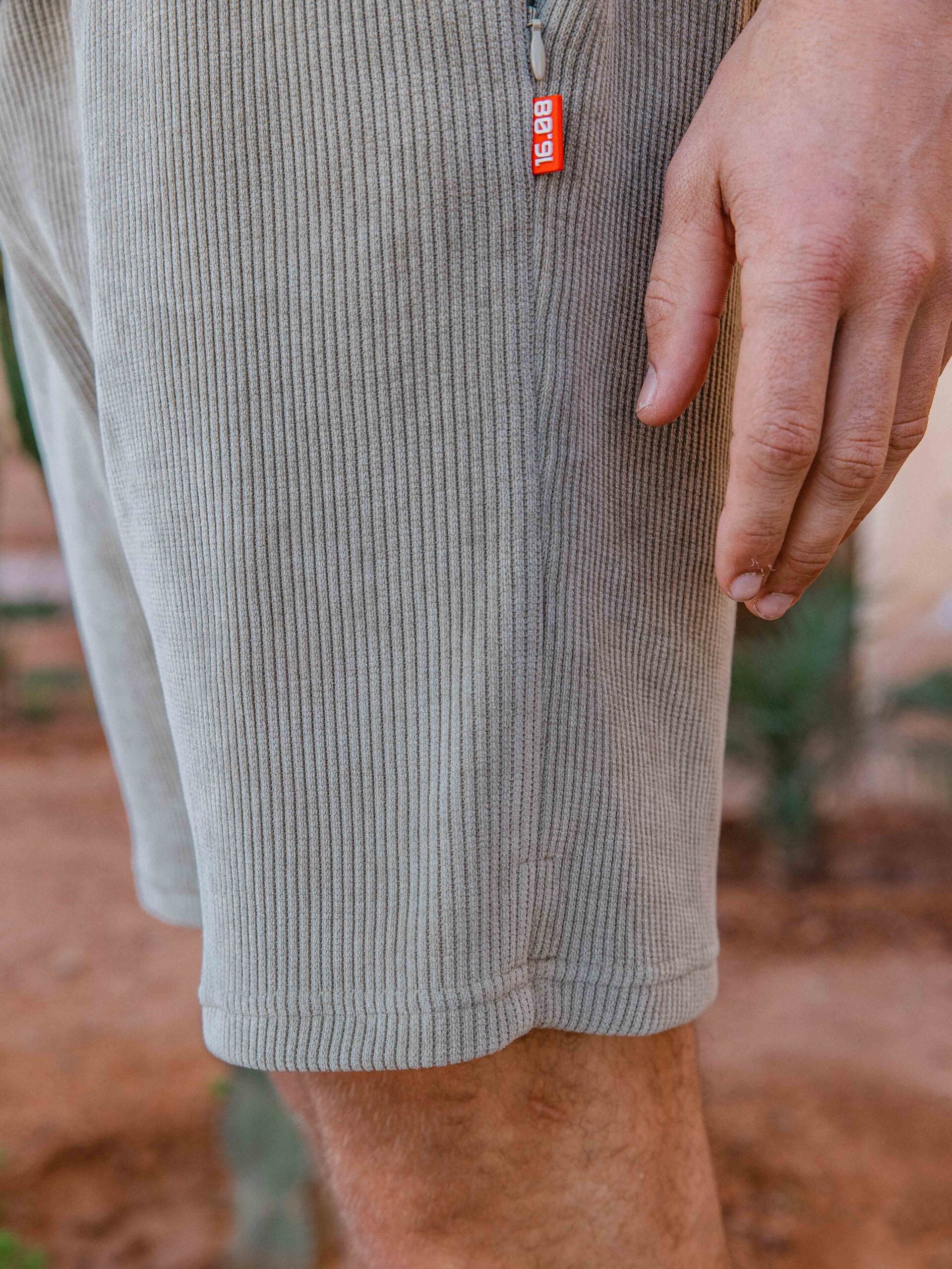 Green Corduroy Short