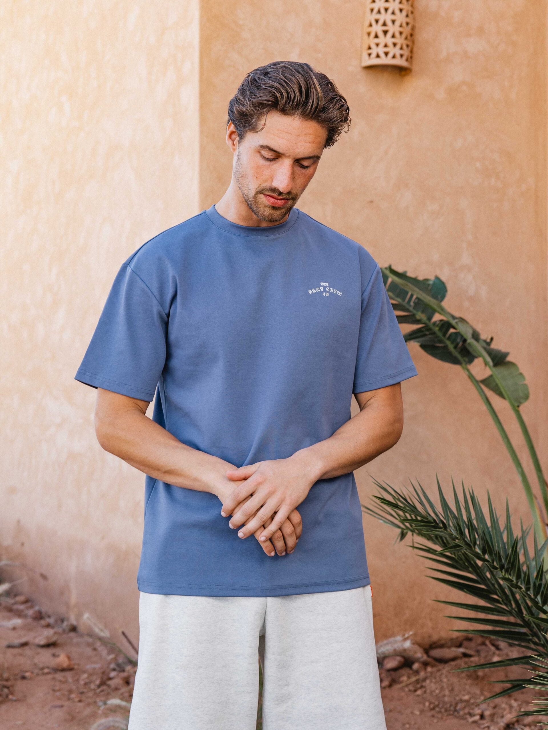 Blue DC Crew Oversized T-shirt