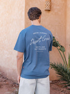 Blaues DC Crew Oversized T-Shirt