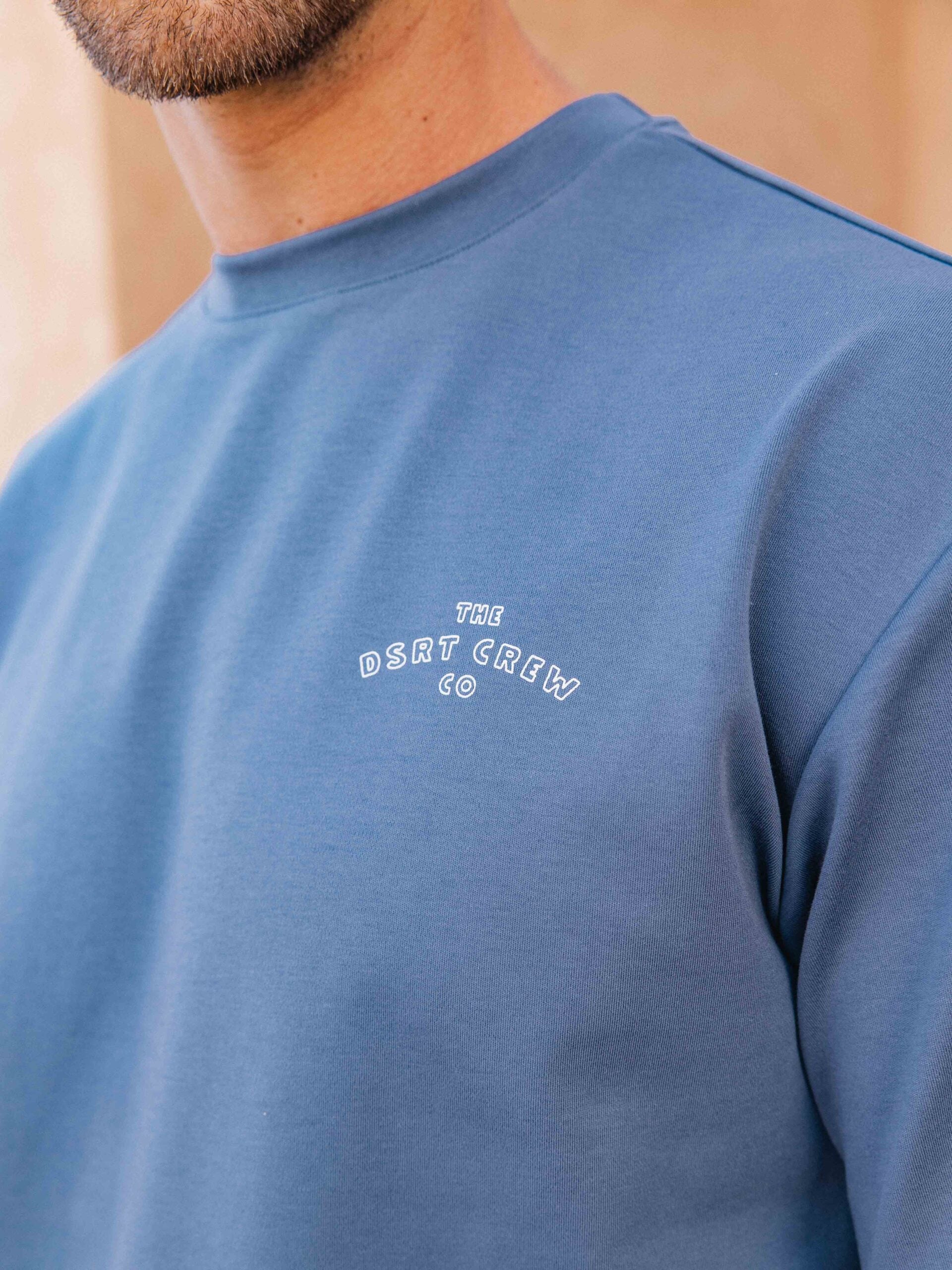 Blue DC Crew Oversized T-shirt
