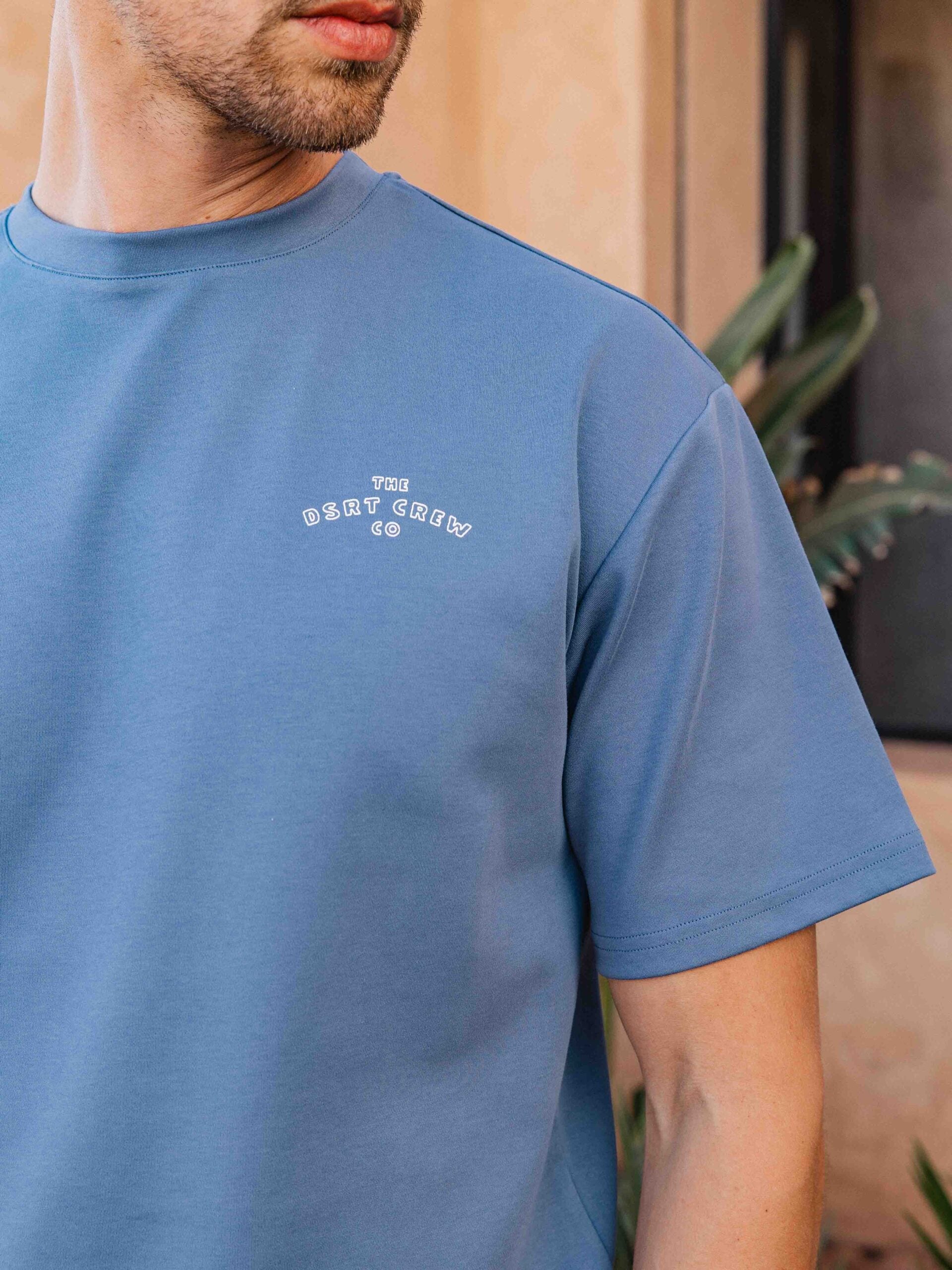 Blue DC Crew Oversized T-shirt