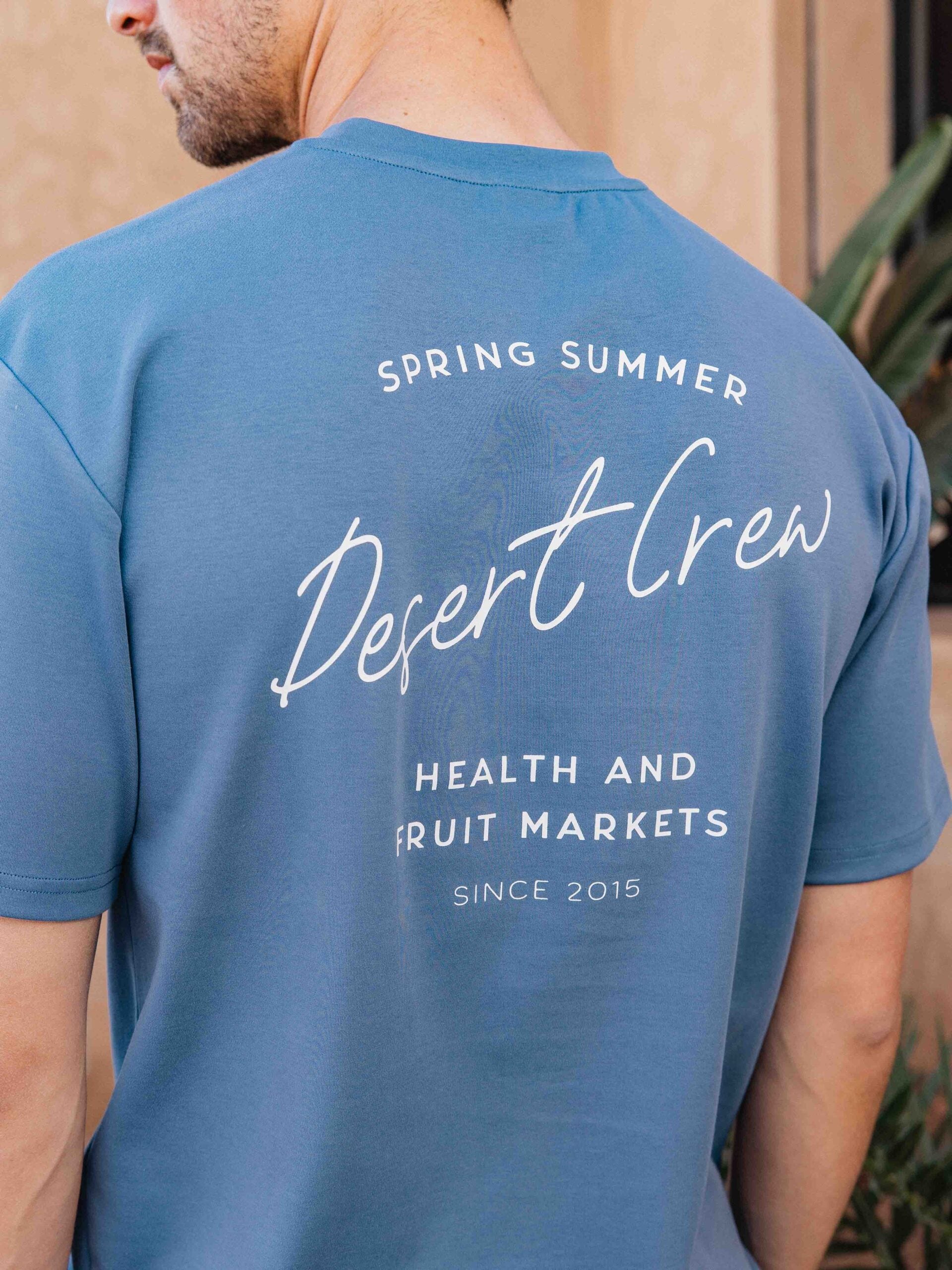 Blue DC Crew Oversized T-shirt