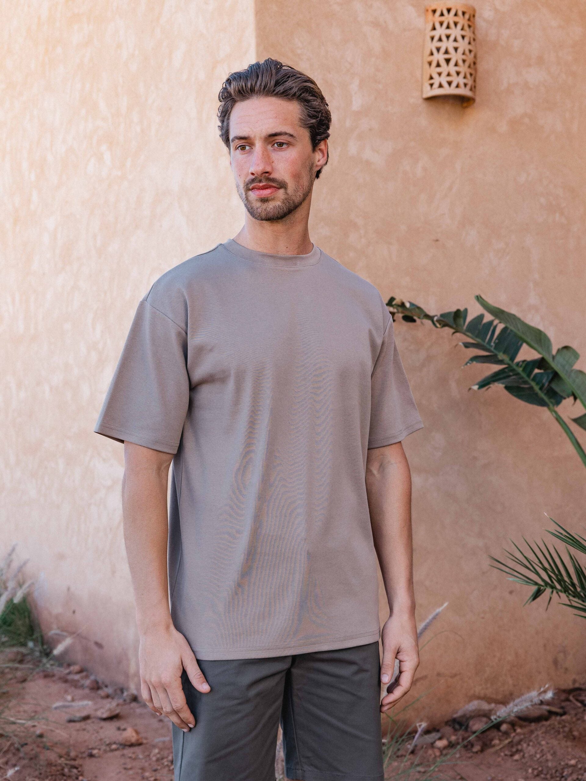 Cocoa Brown Oversized T-shirt