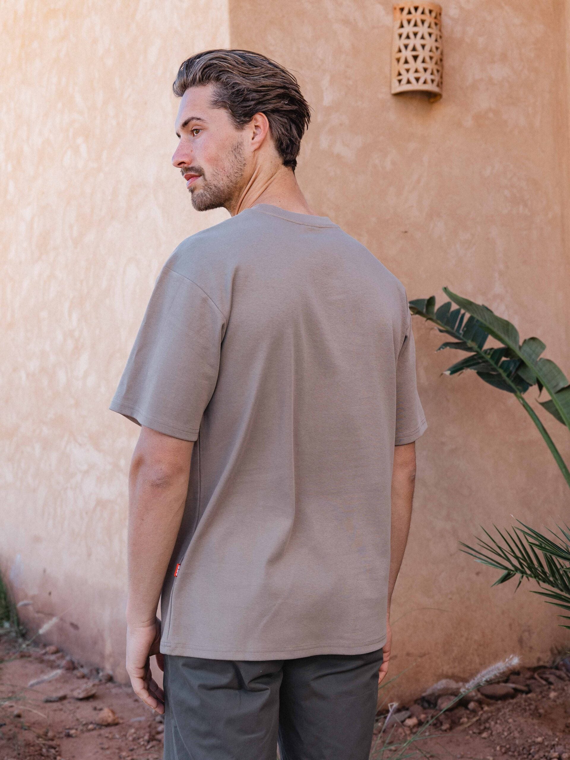 Cocoa Brown Oversized T-shirt