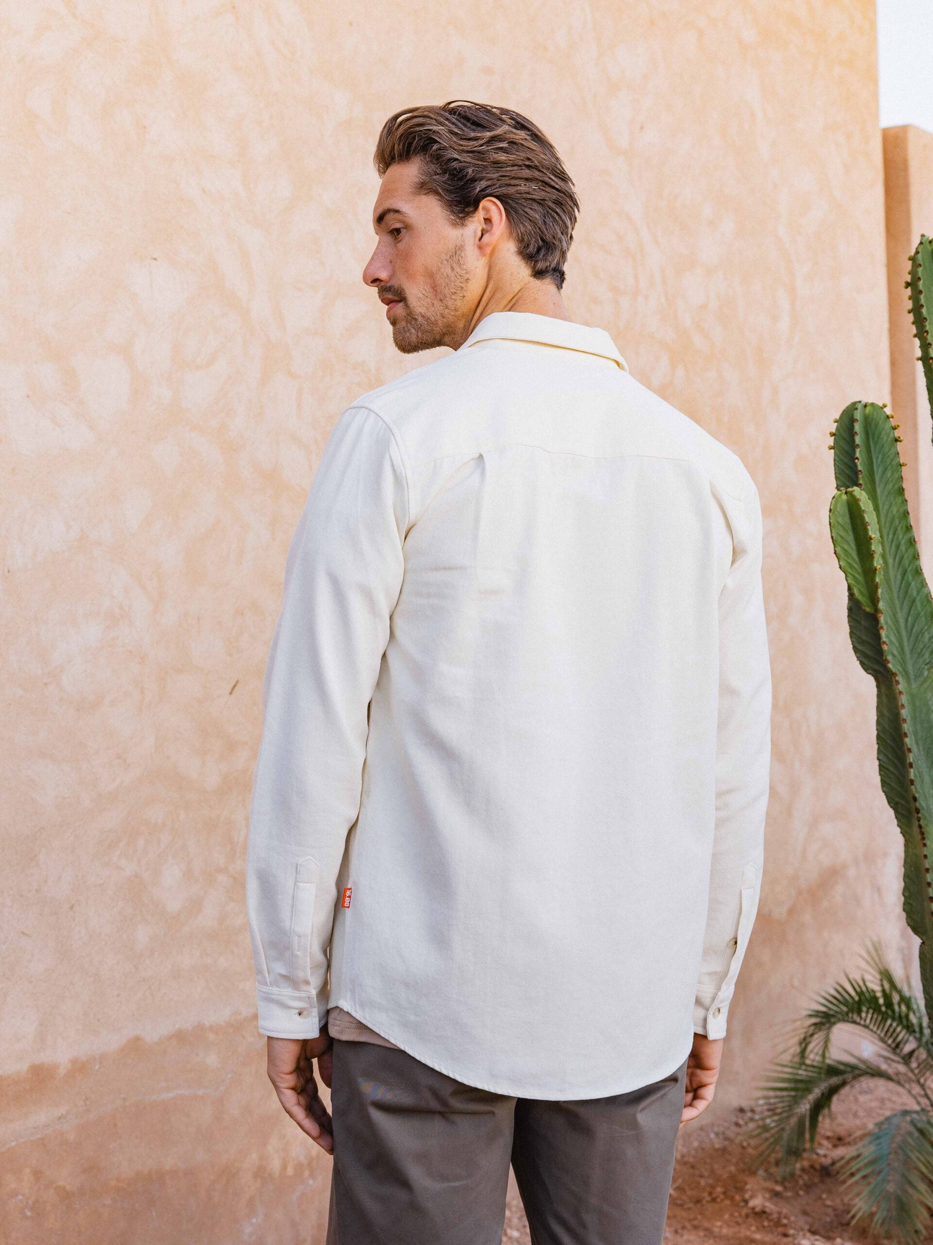 Beige Cotton Blouse