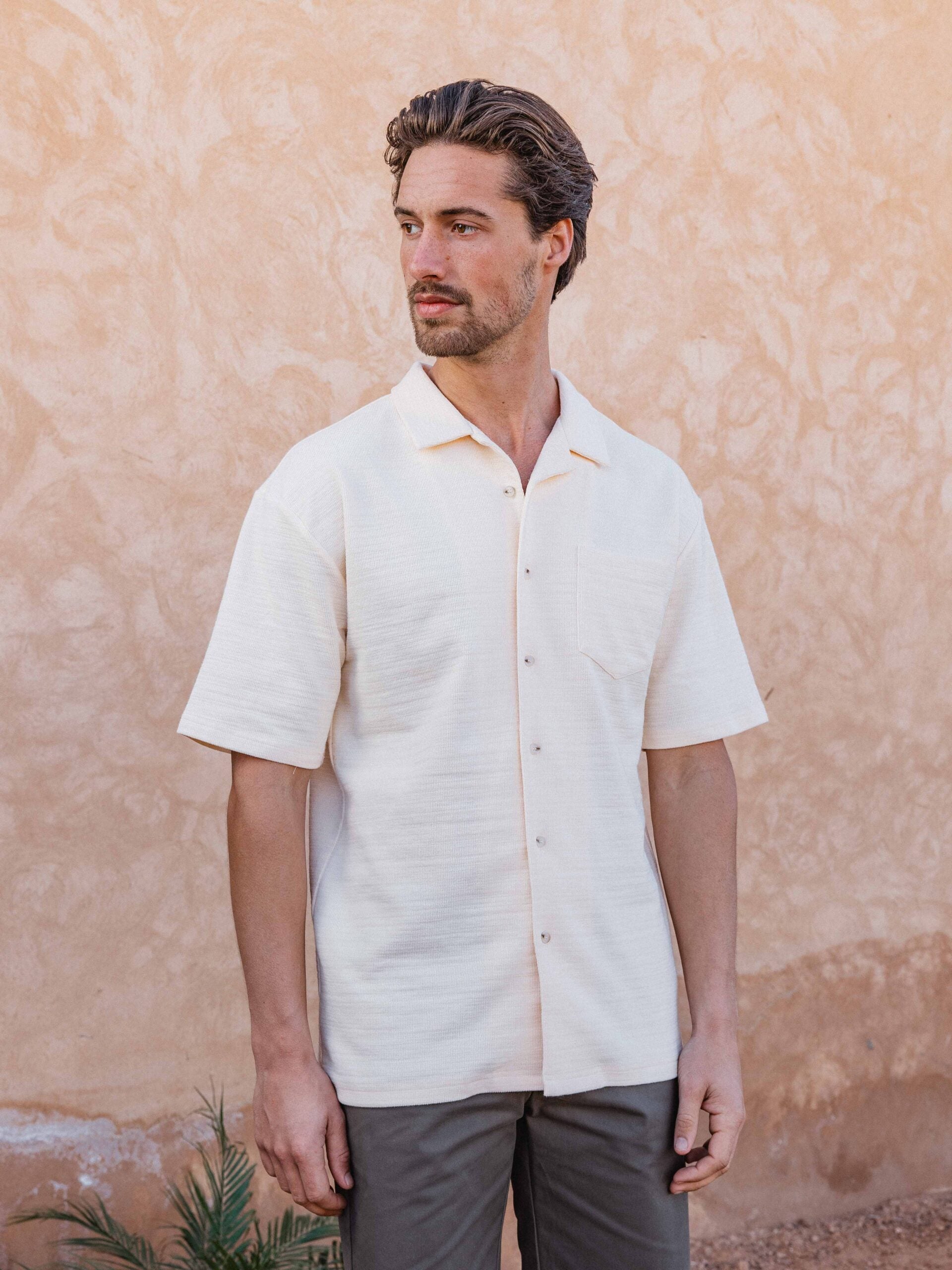 Knit Polo Shirt