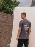 Dark Grey Global Slim Fit T-shirt Sample