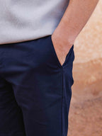 Navy Chino Short