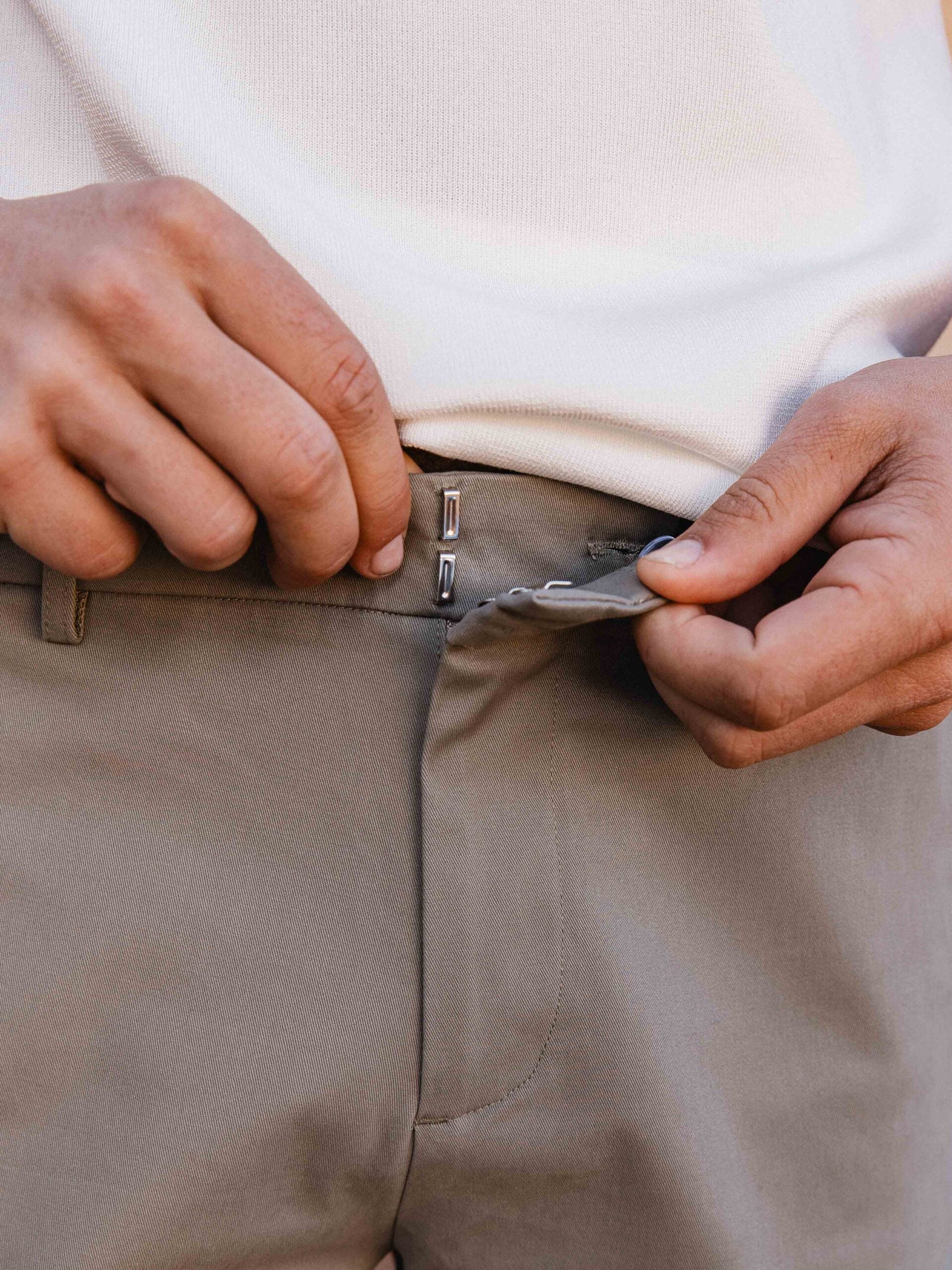 Olive Chino Short