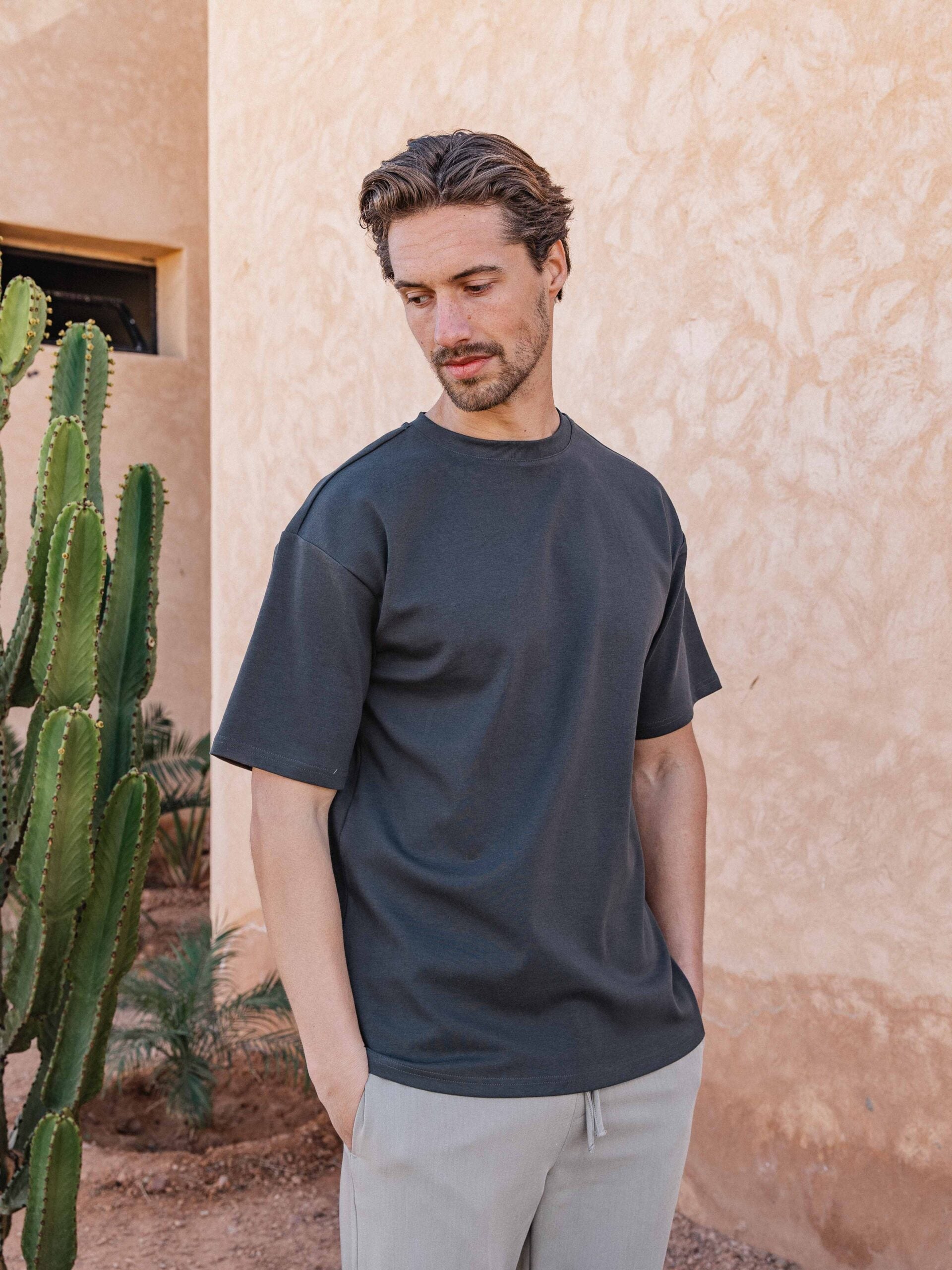 Off Black Oversized T-shirt