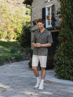 Army Knit Polo Shirt