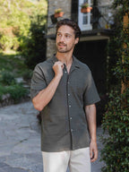 Army Knit Polo Shirt