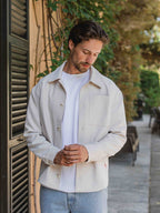 Beige Layer Overshirt