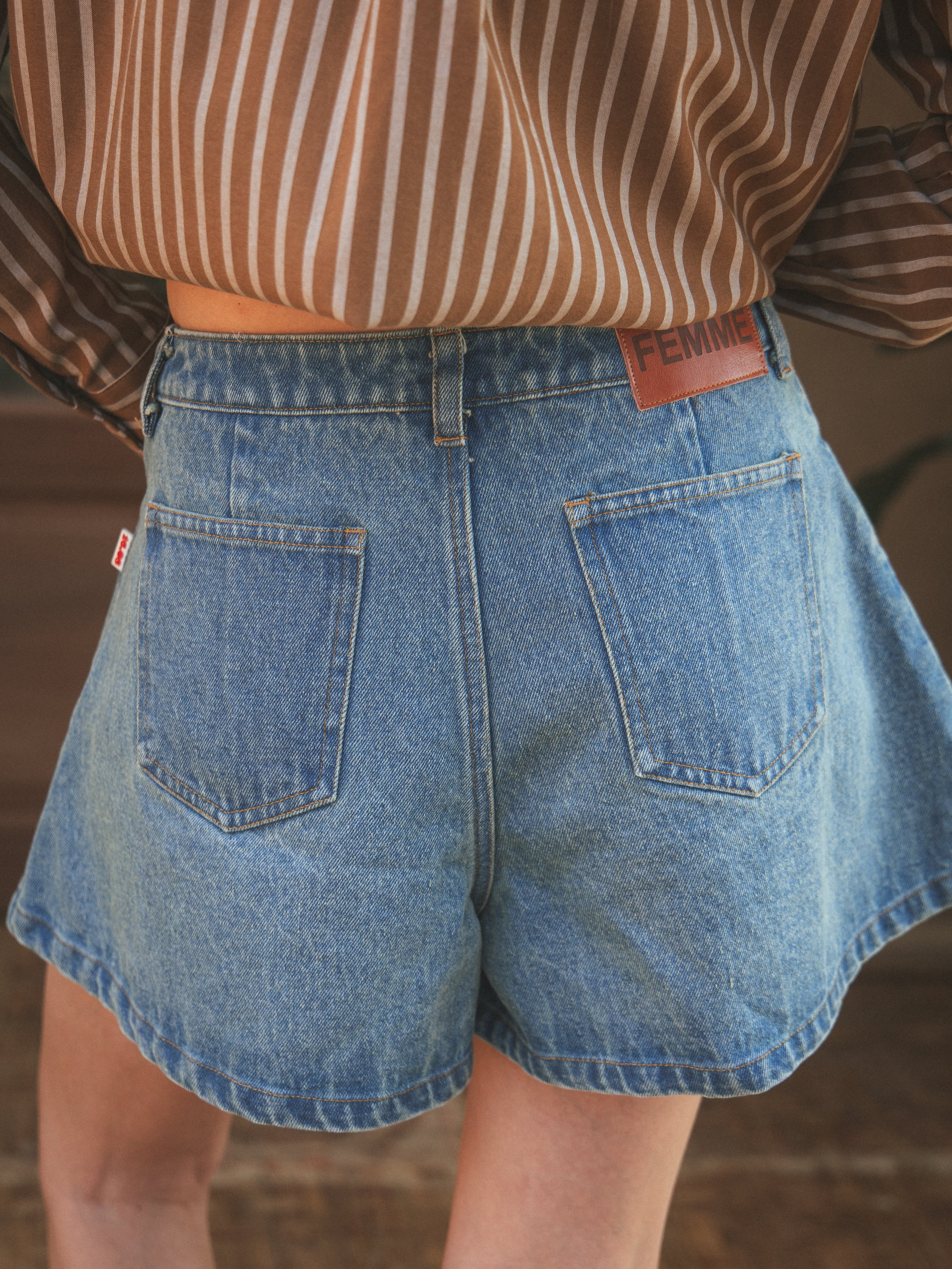 Blue Denim Short