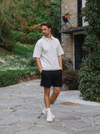 Light Grey Oversized Poloshirt