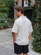 Light Grey Oversized Poloshirt
