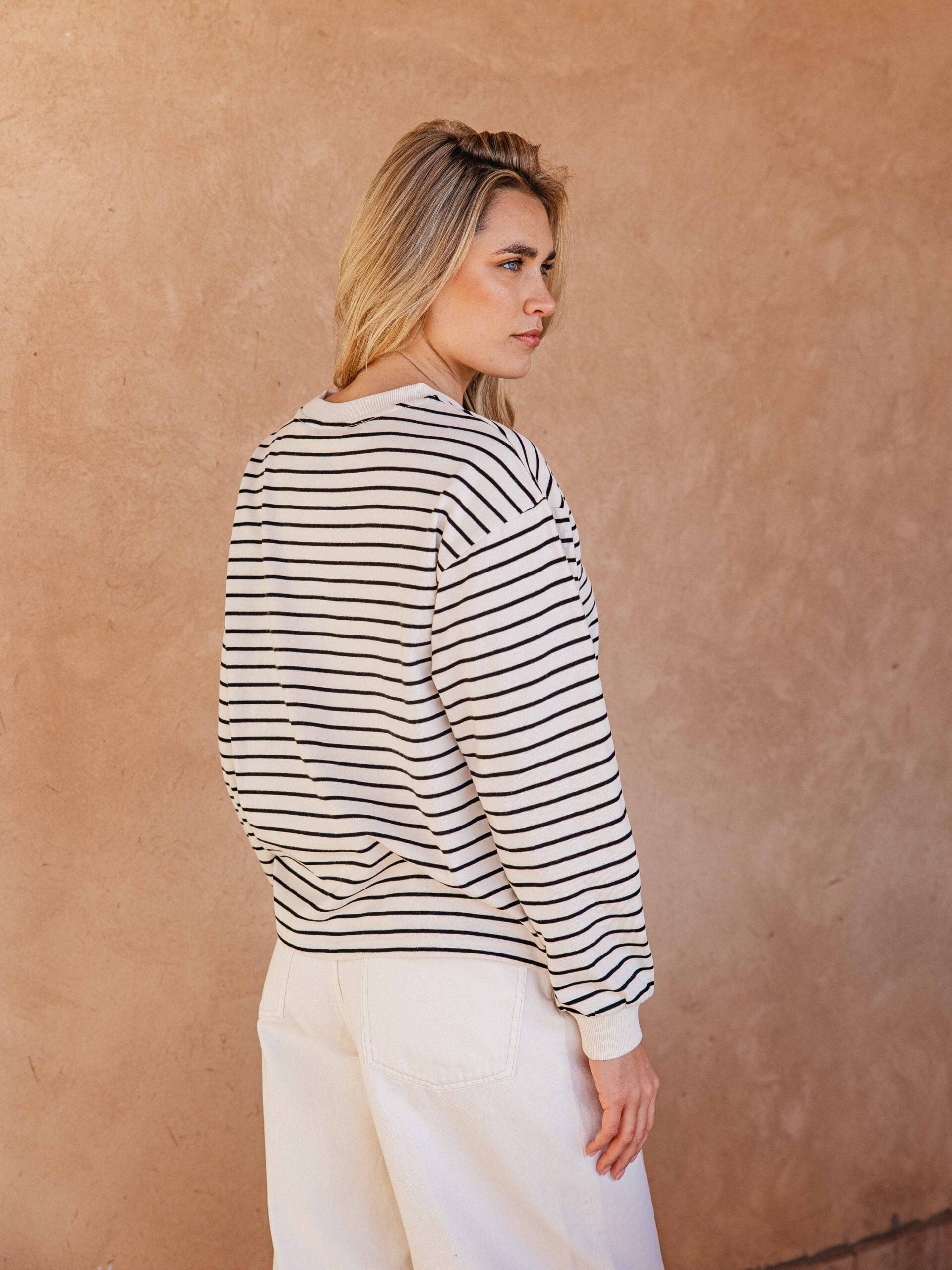 Off White Stripe Longsleeve