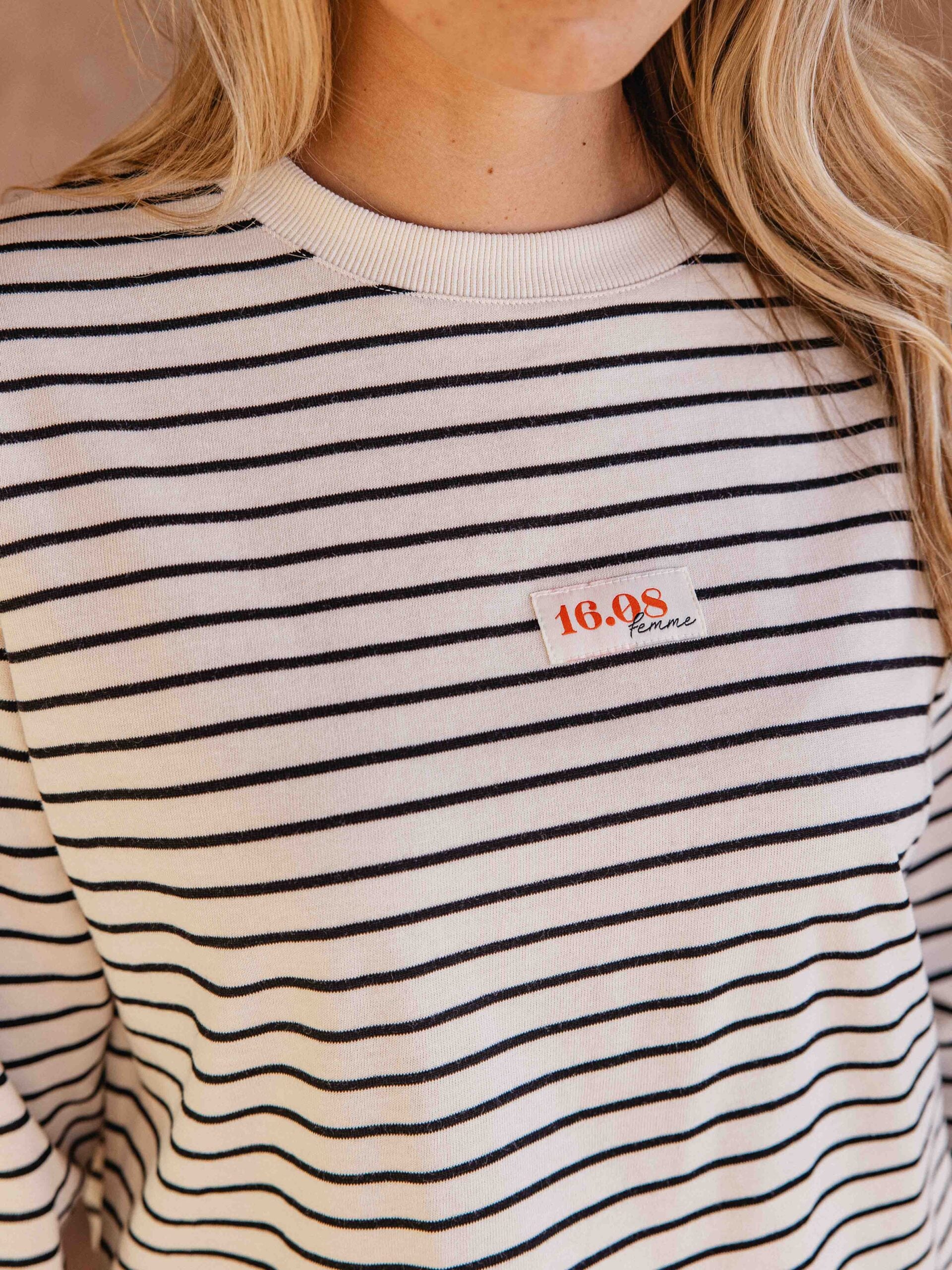 Off White Stripe Longsleeve