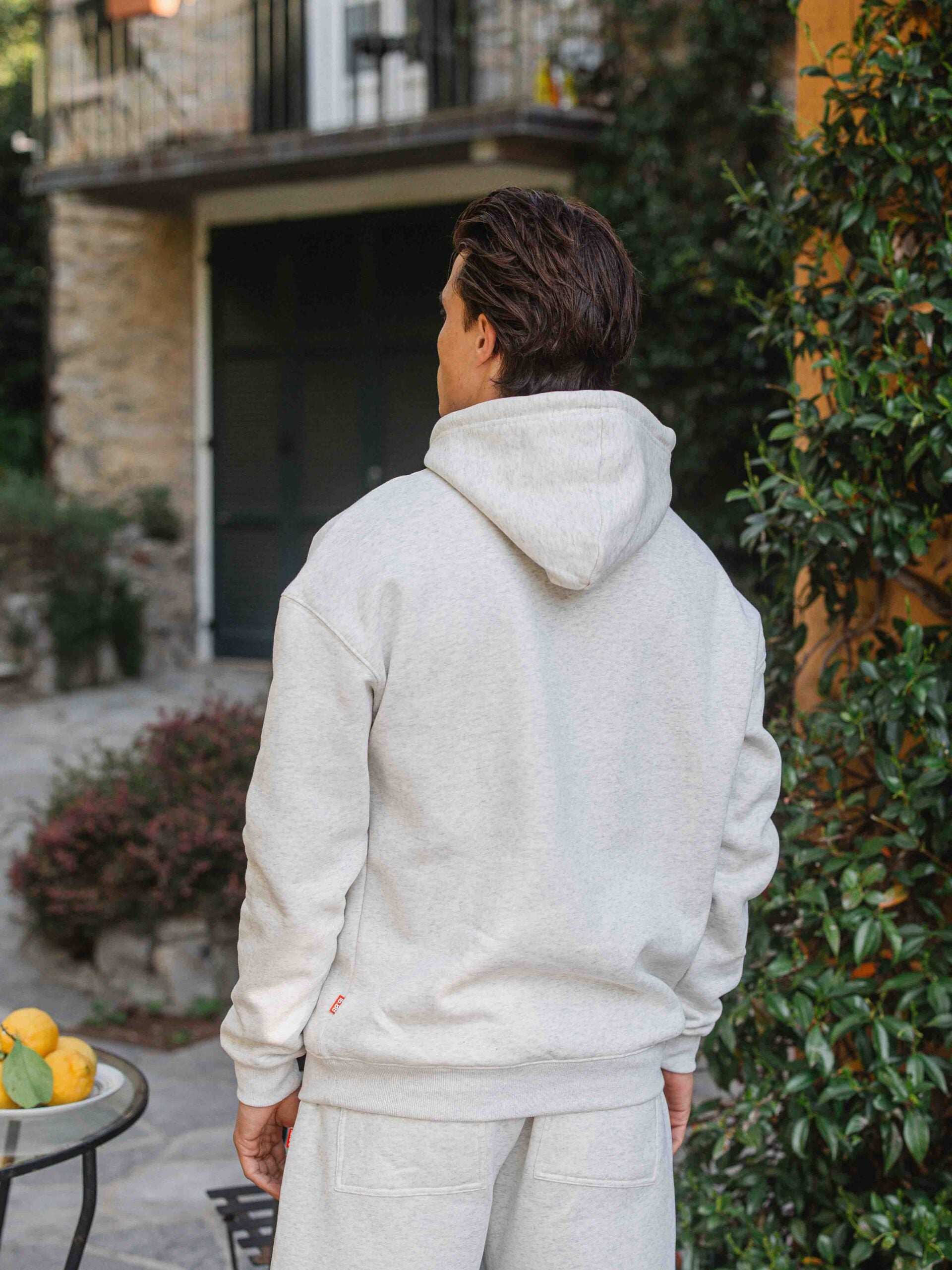 Warm Grey Oversized Hoodie