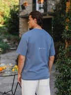 Blue Como Oversized T-shirt