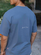 Blue Como Oversized T-shirt