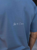 Blue Como Oversized T-shirt