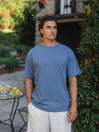 Blue Como Oversized T-shirt