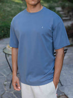 Blue Como Oversized T-shirt