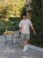 Brown Melange Lemon Oversized T-shirt