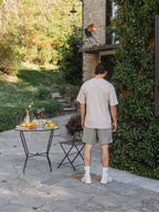 Brown Melange Lemon Oversized T-shirt