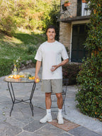 White Lago Di Como Oversized T-shirt